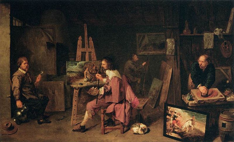 David Rijckaert Painter's Studio